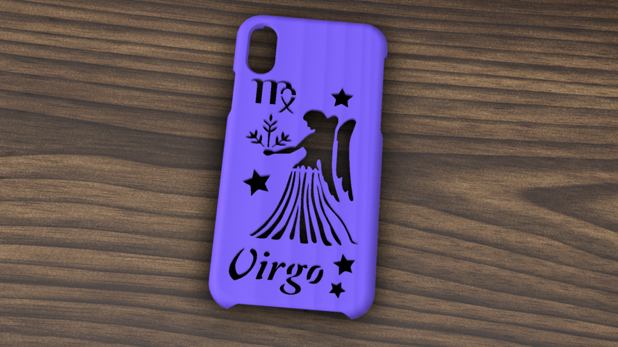 CASE IPHONE X/XS VIRGO SIGN 3D Print 305748