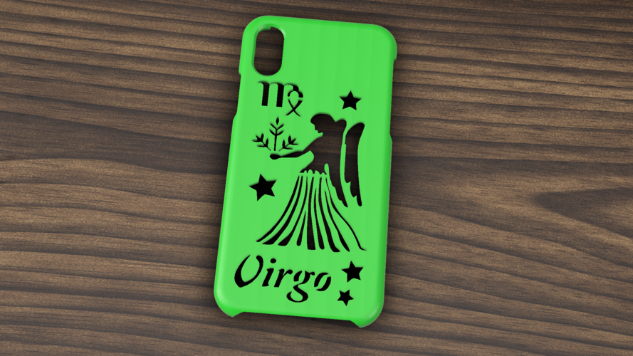 CASE IPHONE X/XS VIRGO SIGN 3D Print 305749