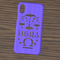 CASE IPHONE X/XS LIBRA SIGN - Thumbnail 1