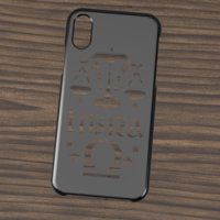 CASE IPHONE X/XS LIBRA SIGN - Thumbnail 3