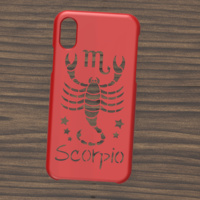 CASE IPHONE X/XS SCORPIO SIGN - Thumbnail 3