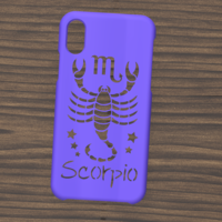 CASE IPHONE X/XS SCORPIO SIGN - Thumbnail 4