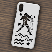 CASE IPHONE X/XS AQUARIUS SIGN - Thumbnail 3