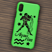 CASE IPHONE X/XS AQUARIUS SIGN - Thumbnail 5