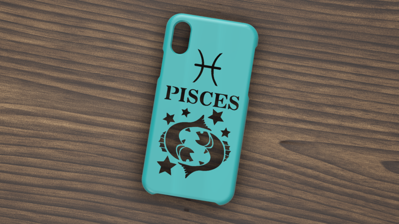 CASE IPHONE X/XS PISCES SIGN