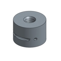 Small Oil Drain Adapter 3D Printing 30579
