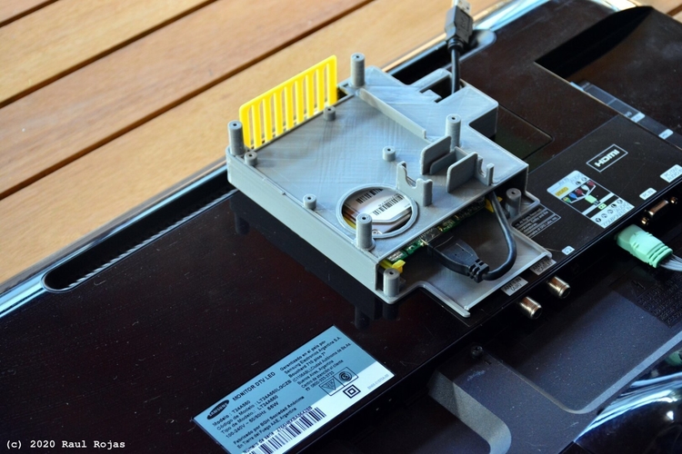 Raspberry Pi 4 VESA case 3D Print 305830