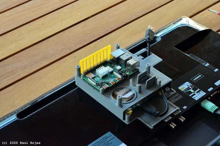 Raspberry Pi 4 VESA case 3D Print 305832