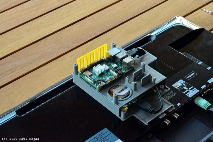 Raspberry Pi 4 VESA case 3D Print 305833