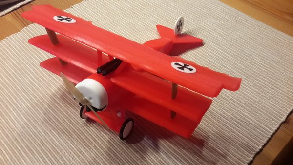 Medium Fokker DR.1 Triplane Remix 3D Printing 30584