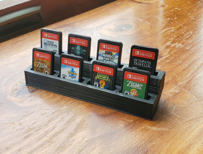 Switch Game Cartridge Stand/Display 3D Print 305956