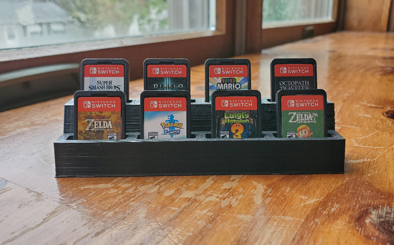 Switch Game Cartridge Stand/Display 3D Print 305957