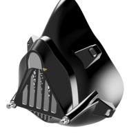 Darth Vader Facemask filter cover (Covid-19 facemask accessory) - Thumbnail 1