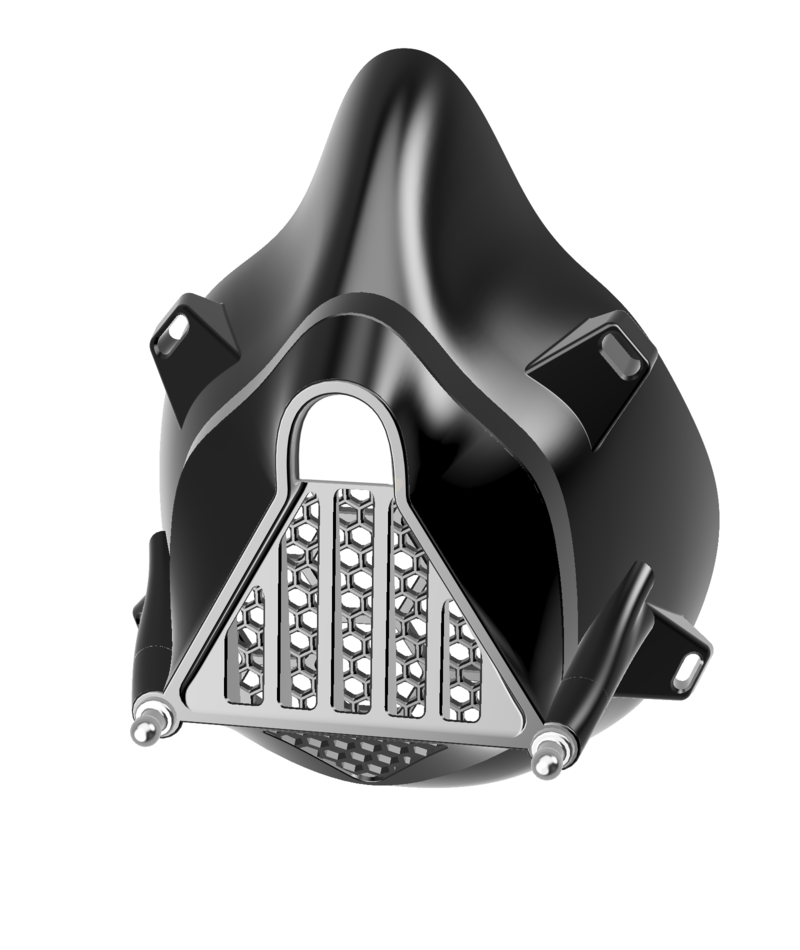 Darth Vader Facemask filter cover (Covid-19 facemask accessory)