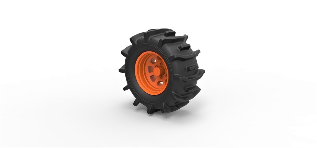 Diecast Offroad wheel 34 3D Print 306021