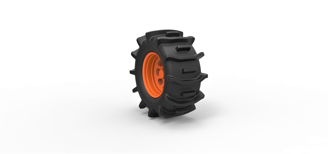 Diecast Offroad wheel 34 3D Print 306022