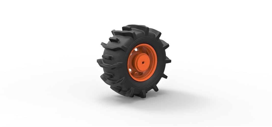 Diecast Offroad wheel 34 3D Print 306024