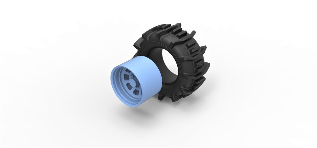Diecast Offroad wheel 35 3D Print 306033