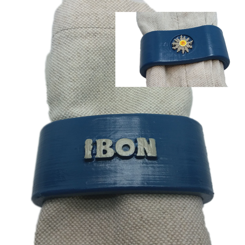 IBON 3D Napkin Ring with eguzkilore 3D Print 306104