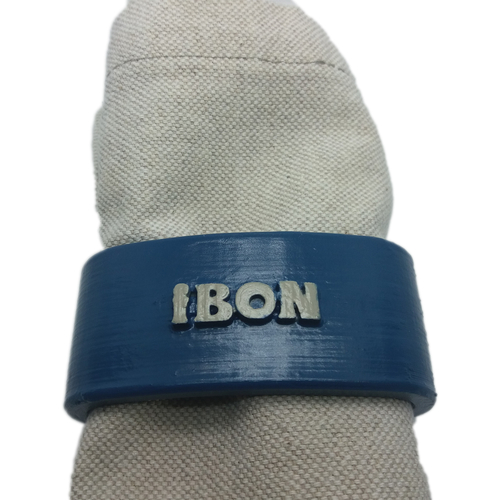 IBON 3D Napkin Ring with eguzkilore 3D Print 306108