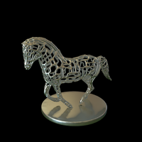 Horse Voronoi wireframe - Thumbnail 4
