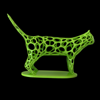  cat Voronoi  wireframe - Thumbnail 5
