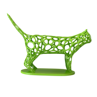 Small  cat Voronoi  wireframe 3D Printing 306255