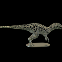 Dinosaur Voronoi wireframe - Thumbnail 1