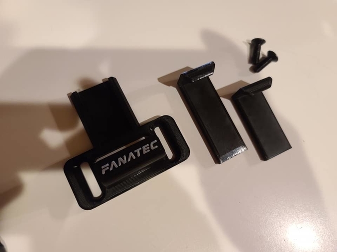 3D Printed Universal Phone/Tablet Mount for all current Fanatec wheel ...