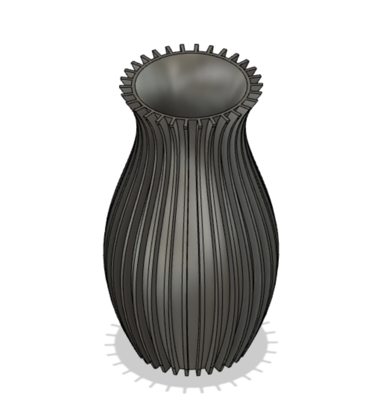Fin Vase (Tall)