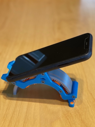 Mechanical Adjustable Iphone Stand V2 3D Print 306342