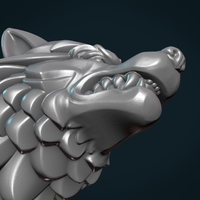 Wolf Sculpture - Thumbnail 9