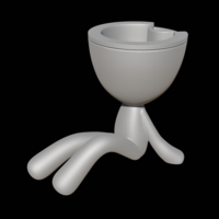 Self-watering  Succulent Planter - seated - Thumbnail 1