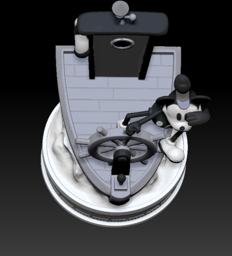 Steamboat willie mickey mouse 3D Print 306700