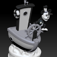 Steamboat willie mickey mouse - Thumbnail 3