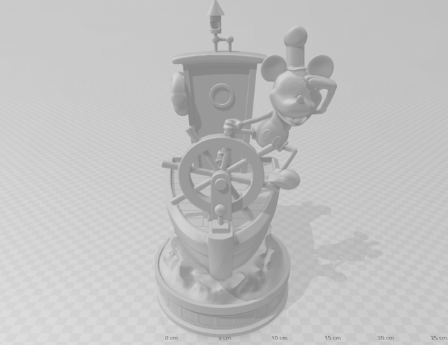 Steamboat willie mickey mouse 3D Print 306704