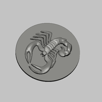 scorpion stl file - Thumbnail 3