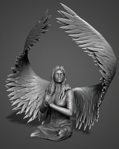 Prayer Angel 3D Print 306742