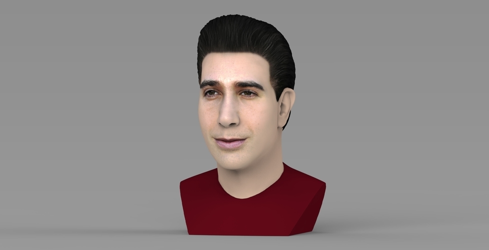 Ross Geller from Friends bust ready for full color 3D printing 3D Print 306755