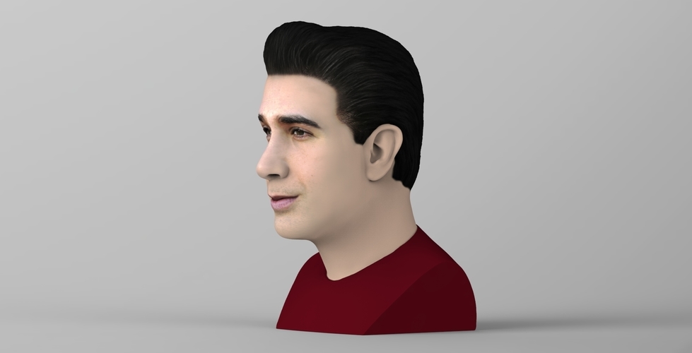 Ross Geller from Friends bust ready for full color 3D printing 3D Print 306756