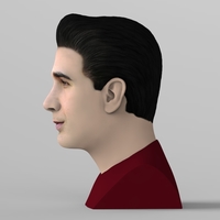 Ross Geller from Friends bust ready for full color 3D printing - Thumbnail 4