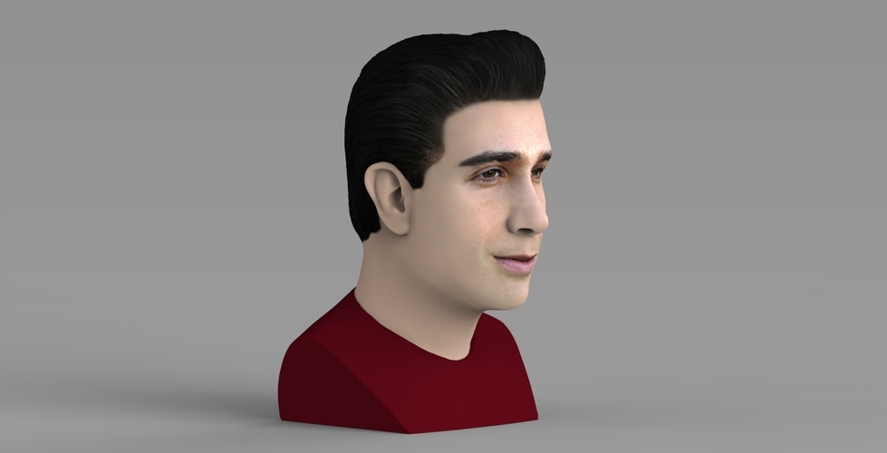 Ross Geller from Friends bust ready for full color 3D printing 3D Print 306760
