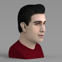 Ross Geller from Friends bust ready for full color 3D printing - Thumbnail 7