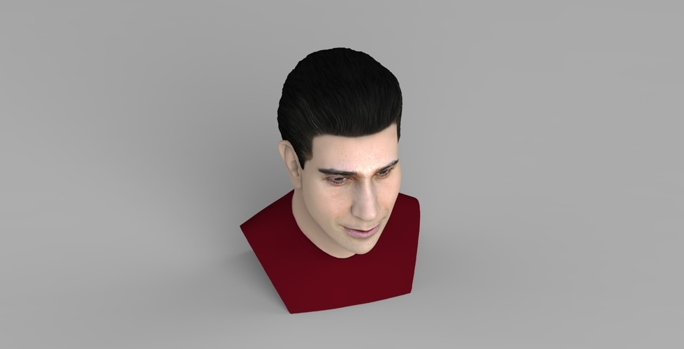 Ross Geller from Friends bust ready for full color 3D printing 3D Print 306761