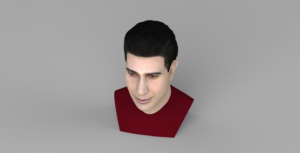 Ross Geller from Friends bust ready for full color 3D printing 3D Print 306763