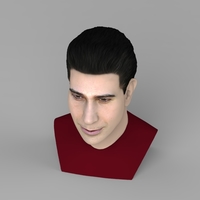 Ross Geller from Friends bust ready for full color 3D printing - Thumbnail 9
