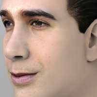 Ross Geller from Friends bust ready for full color 3D printing - Thumbnail 11