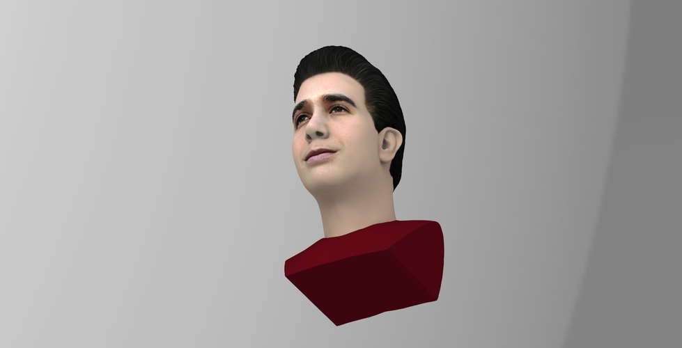 Ross Geller from Friends bust ready for full color 3D printing 3D Print 306766