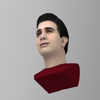 Ross Geller from Friends bust ready for full color 3D printing - Thumbnail 12