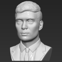 Tommy Shelby from Peaky Blinders bust 3D printing ready stl obj - Thumbnail 2